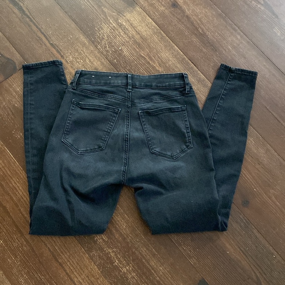 Loft outlet skinny jeans off  black color size 0 - Picture 10 of 10